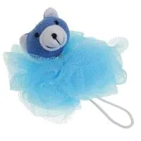 мочалка детская медвежонок, текстиль, доляна